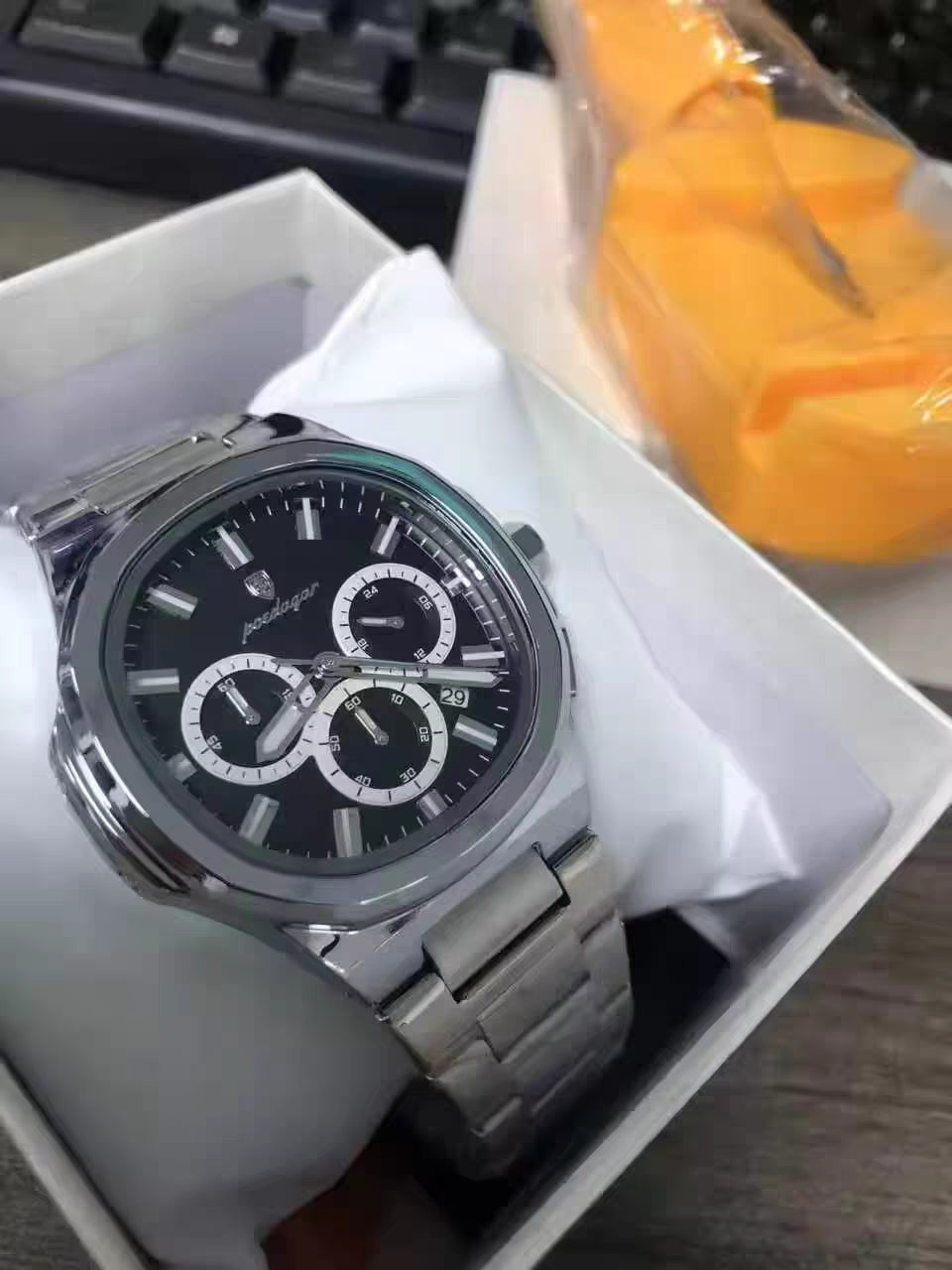 POEDAGAR 834 Luxury Waterproof Men's Watch