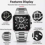 REWARD Luxury Chronograph Watch – Premium Stainless Steel Timepiece