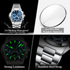 POEDAGAR 834 Luxury Waterproof Men's Watch