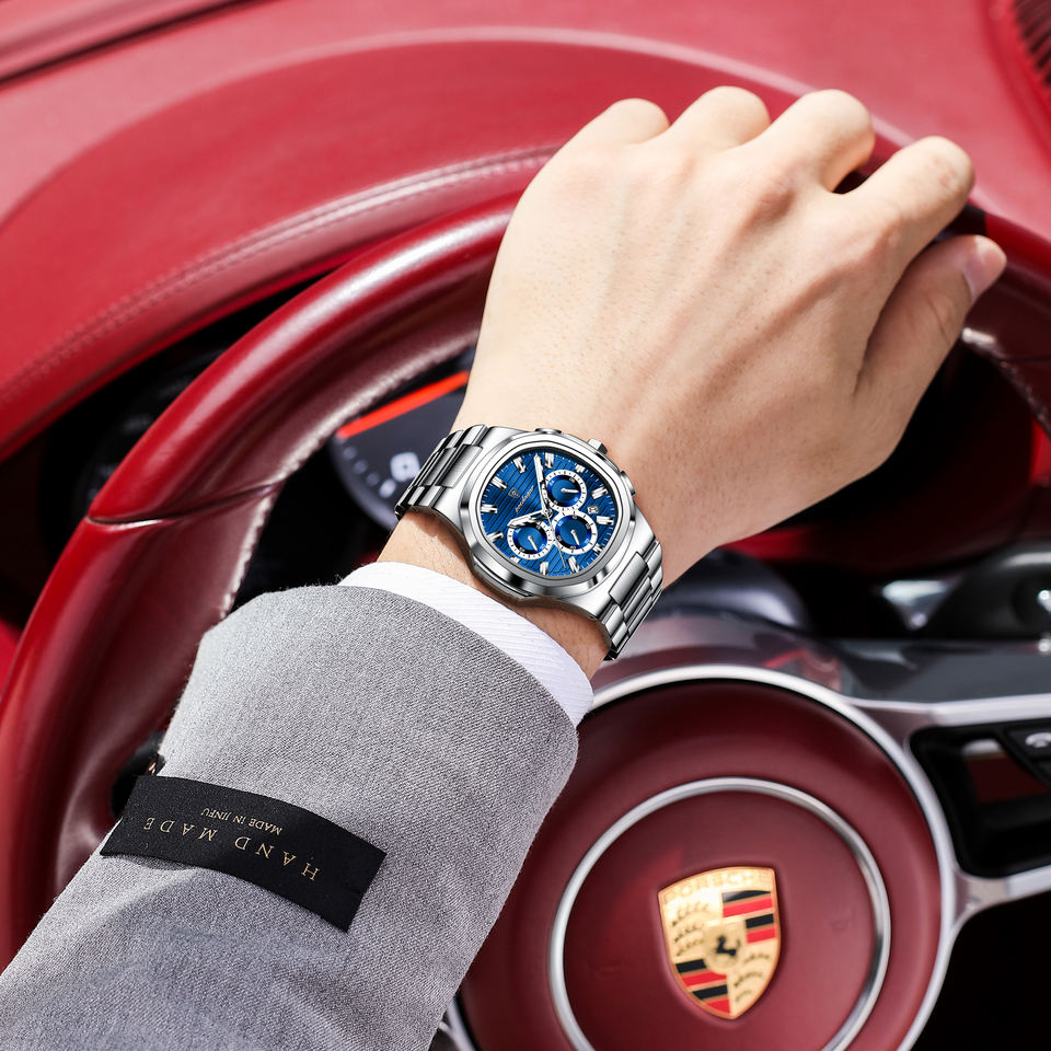 POEDAGAR 834 Luxury Waterproof Men's Watch